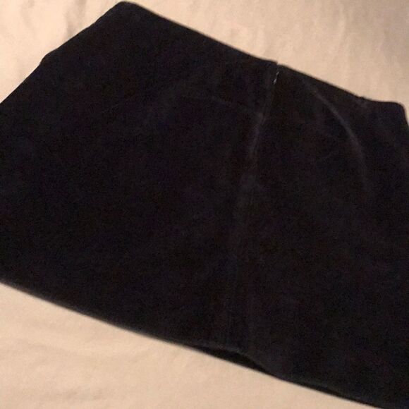 GAP Velour Finish Navy Mini Skirt - Size 04 - Picture 6 of 7